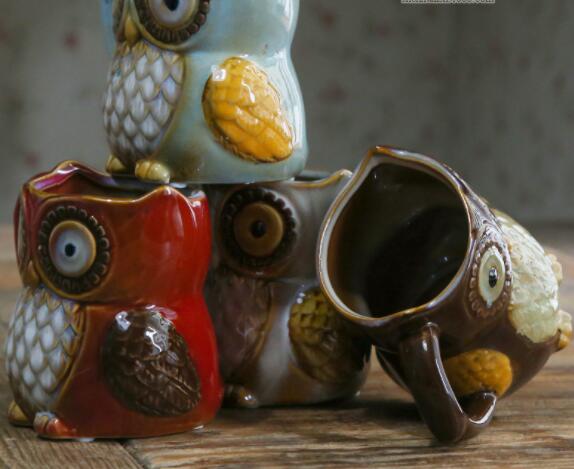 Ceramic Owl Mug