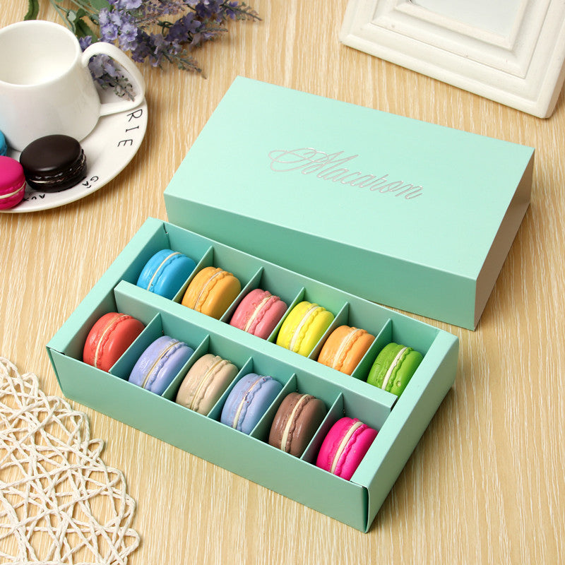 Bakery Boxes: Hot Stamped Macaron Box