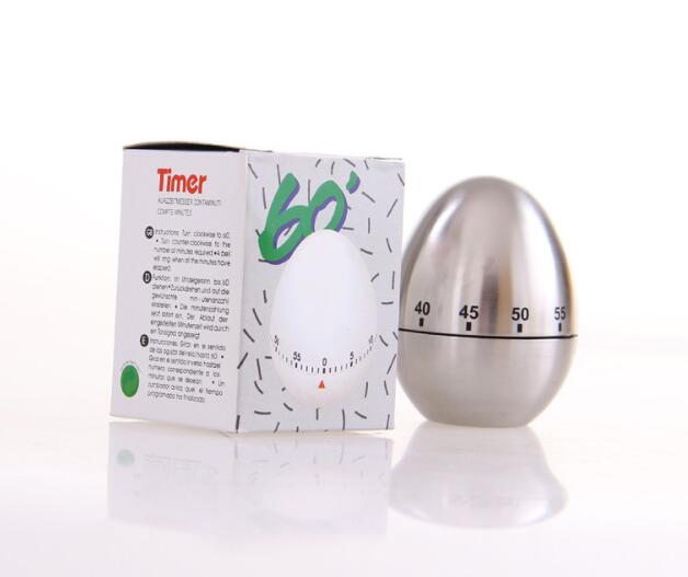 Kitchenware:  Stainless Steel Egg Timer