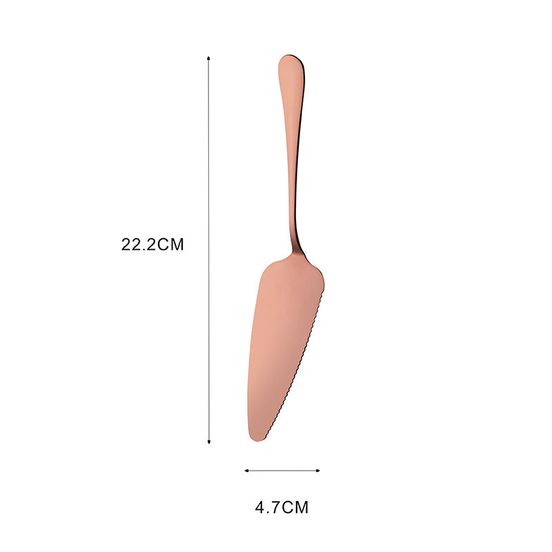 Dessert Server Triangle Serrated Edge