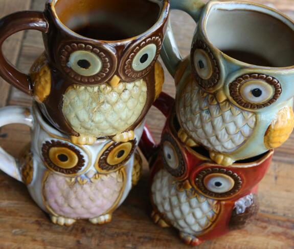 Ceramic Owl Mug