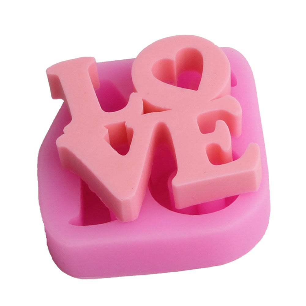 Silicone L-O-V-E Mold