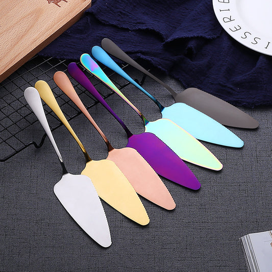 Dessert Server Triangle Serrated Edge