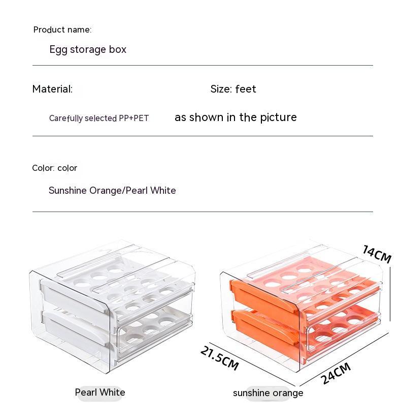 32 Egg Stackable Pull-Out Egg Crates