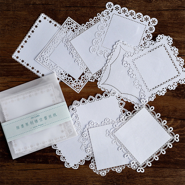 10PC Paper Lace Dessert Doilies