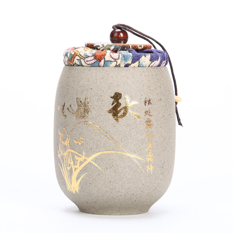 Chinese Four Seasons Tea Jar