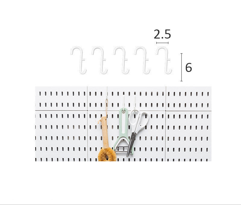 Kitchen Pegboard Wall Organizer