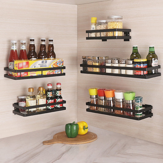 Metal Wall-Mount Spice Racks