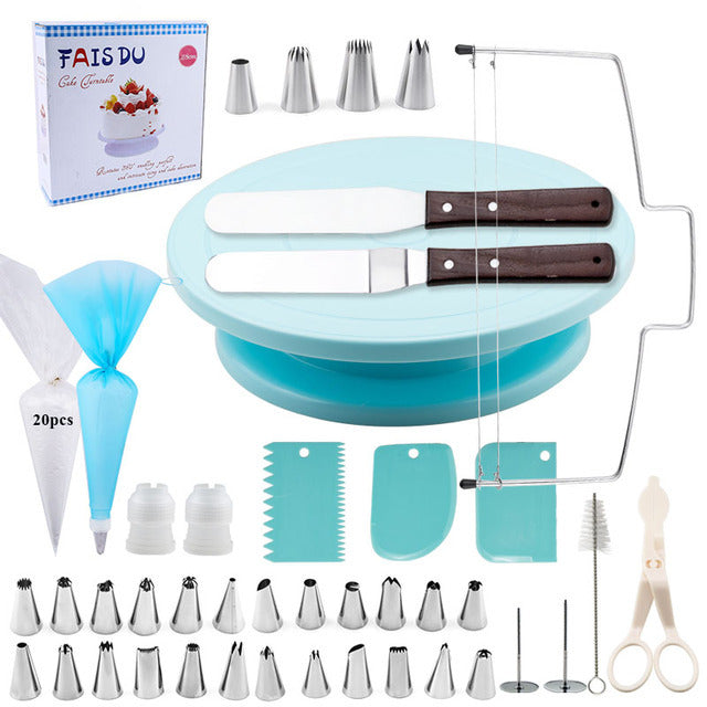 62PC Cake Decorating Piping Set