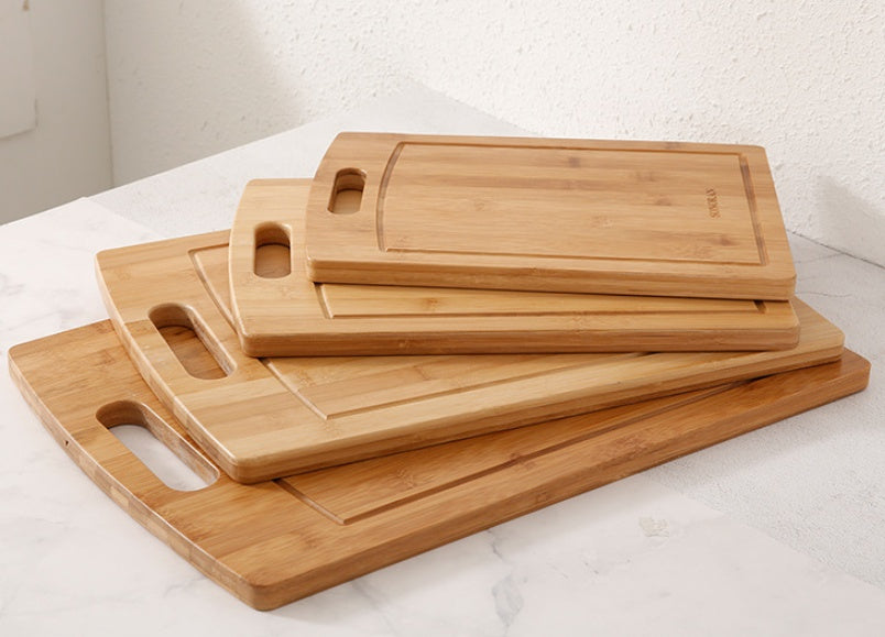 Kitchenware: Bamboo Cutting Boards-With Handle-Varous Sizes