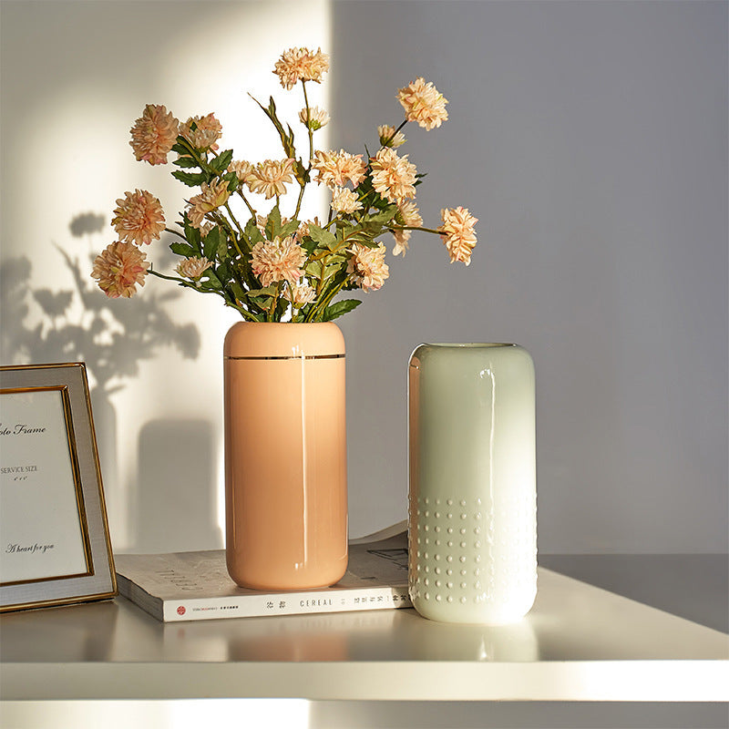 Ceramic Cylinder Vase