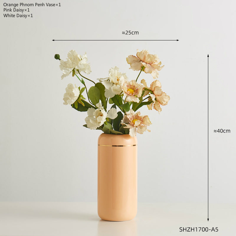 Ceramic Cylinder Vase