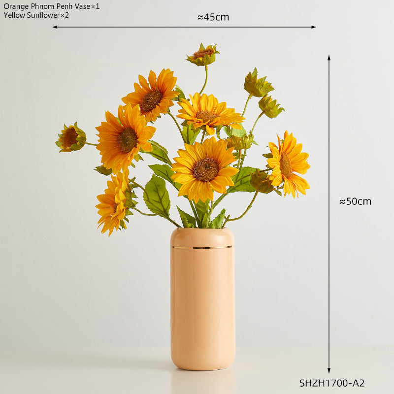 Ceramic Cylinder Vase