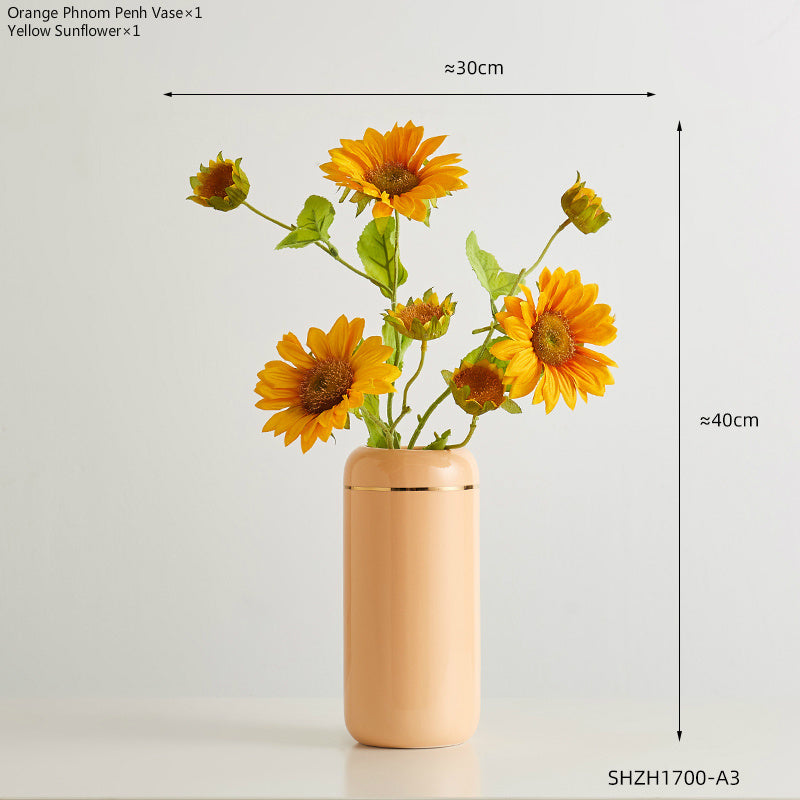 Ceramic Cylinder Vase