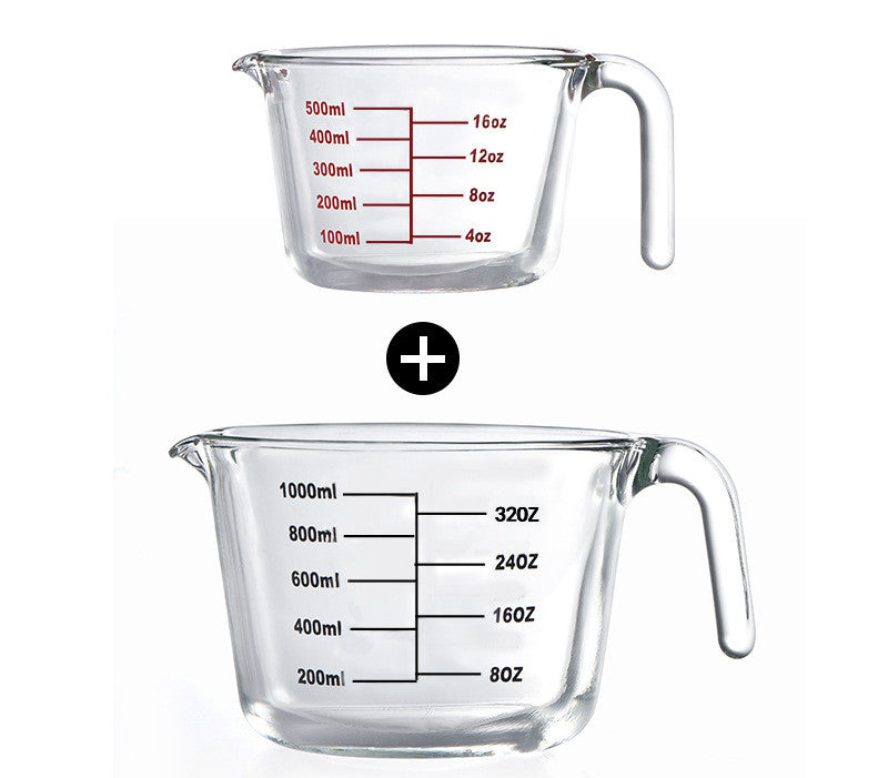 Kitchenware: Anchor Hocking 1 Litre Glass Measuring Jug. Measures in Oz Pints & Ml