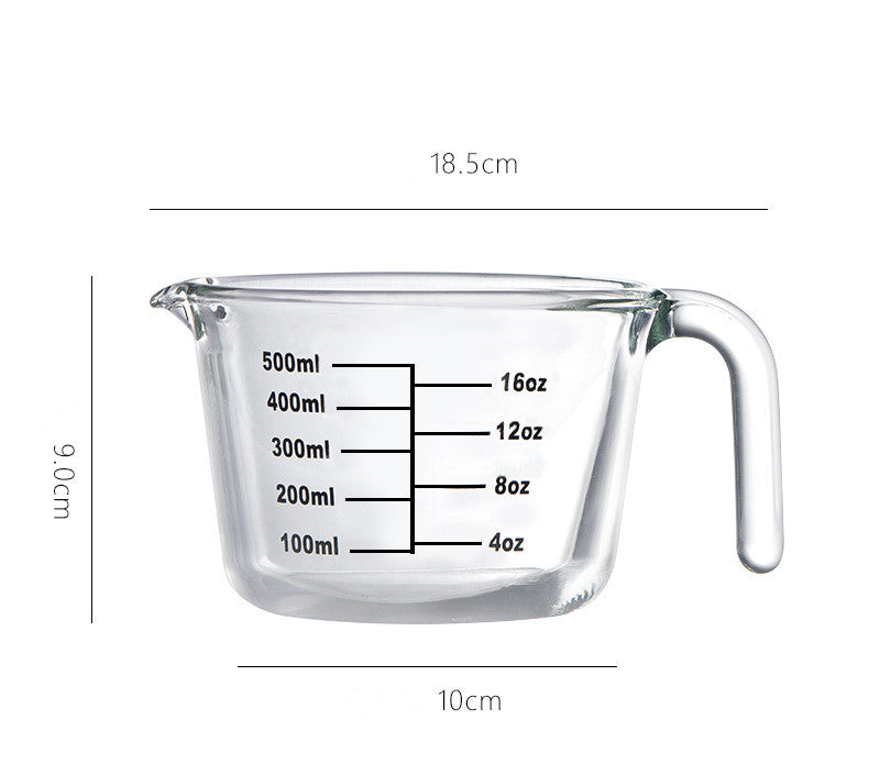 Kitchenware: Anchor Hocking 1 Litre Glass Measuring Jug. Measures in Oz Pints & Ml