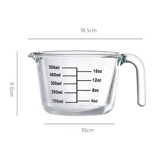 Kitchenware: Anchor Hocking 1 Litre Glass Measuring Jug. Measures in Oz Pints & Ml