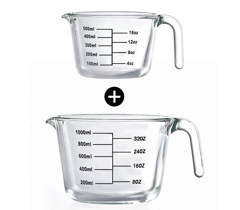 Kitchenware: Anchor Hocking 1 Litre Glass Measuring Jug. Measures in Oz Pints & Ml