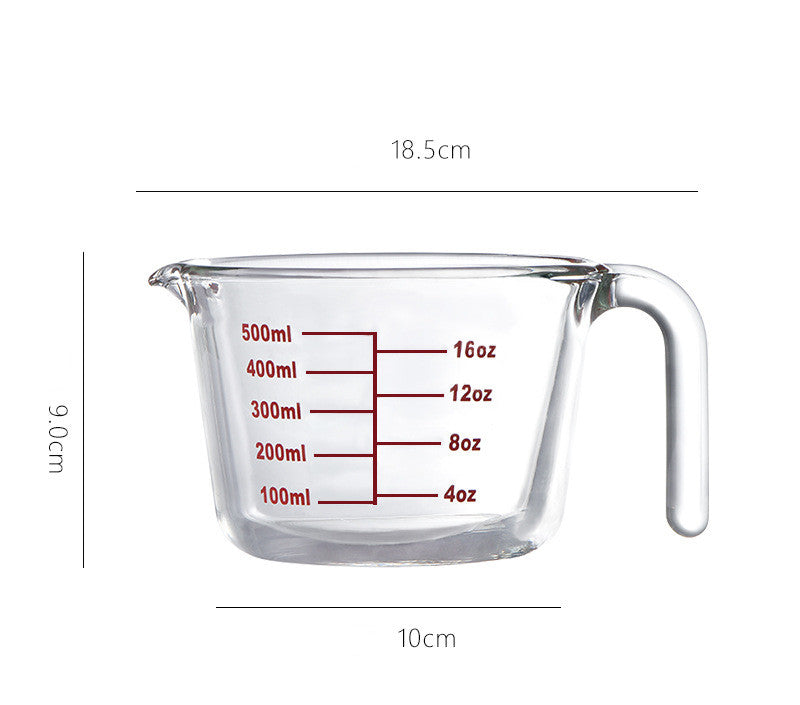 Kitchenware: Anchor Hocking 1 Litre Glass Measuring Jug. Measures in Oz Pints & Ml