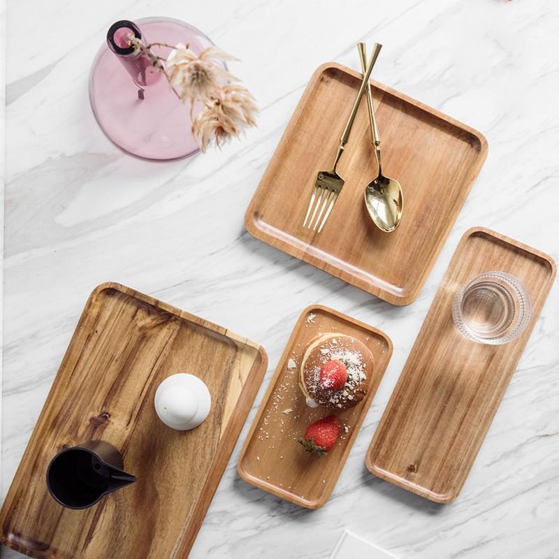 Wooden Japanese Serving Trays
