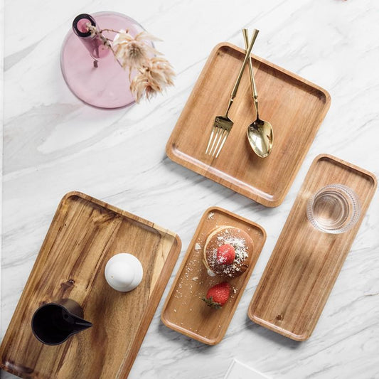 Wooden Japanese Tea Tray
