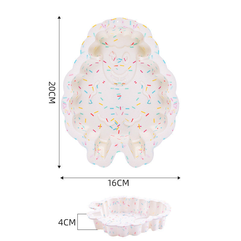 Silicone Funfetti Cake Molds-Various Designs