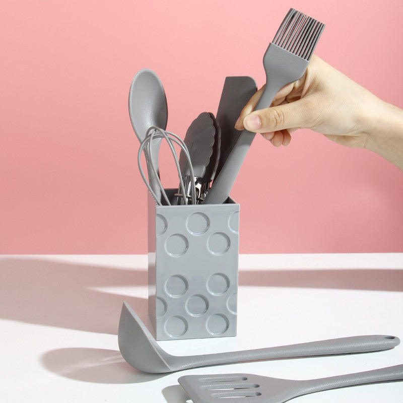 Kitchenware: Silicone Utensil with Matching Utensil Cup