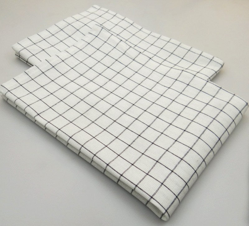 Towels: Graph-Stripe Tea Towel