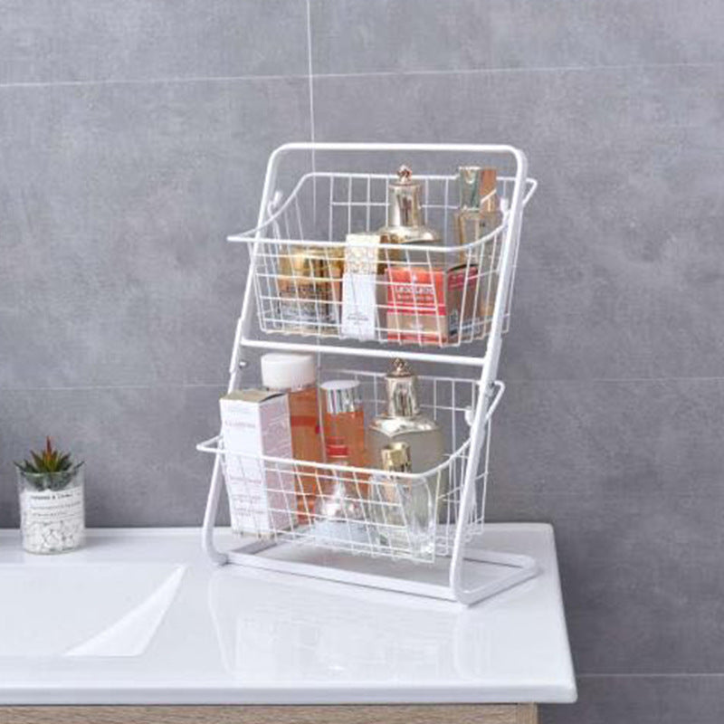 2-Tier Countertop Kitchen Storage Basket
