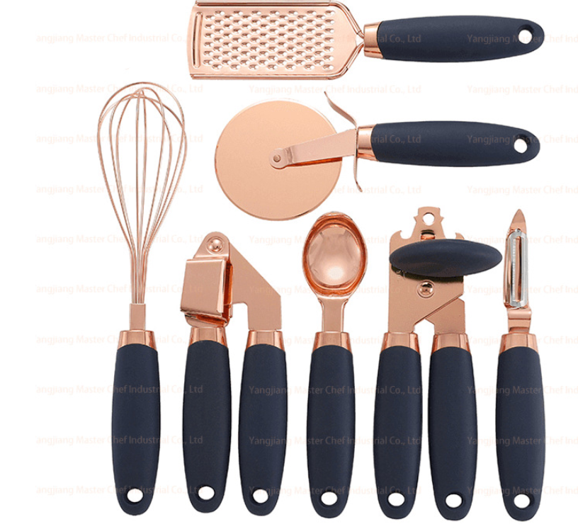 Kitchenware: 7PC Copper & Ceramic Kitchen Tools