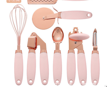 Kitchenware: 7PC Copper & Ceramic Kitchen Tools