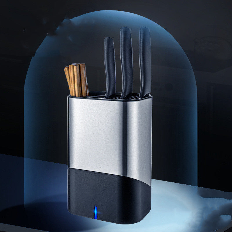 Disinfecting Knife Block-Utensil Holder