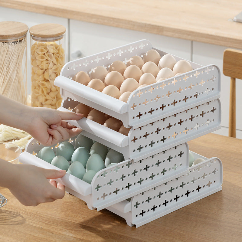 Sliding Stackable Egg Crates