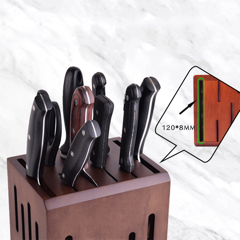 Ventilated Wood Knife Block