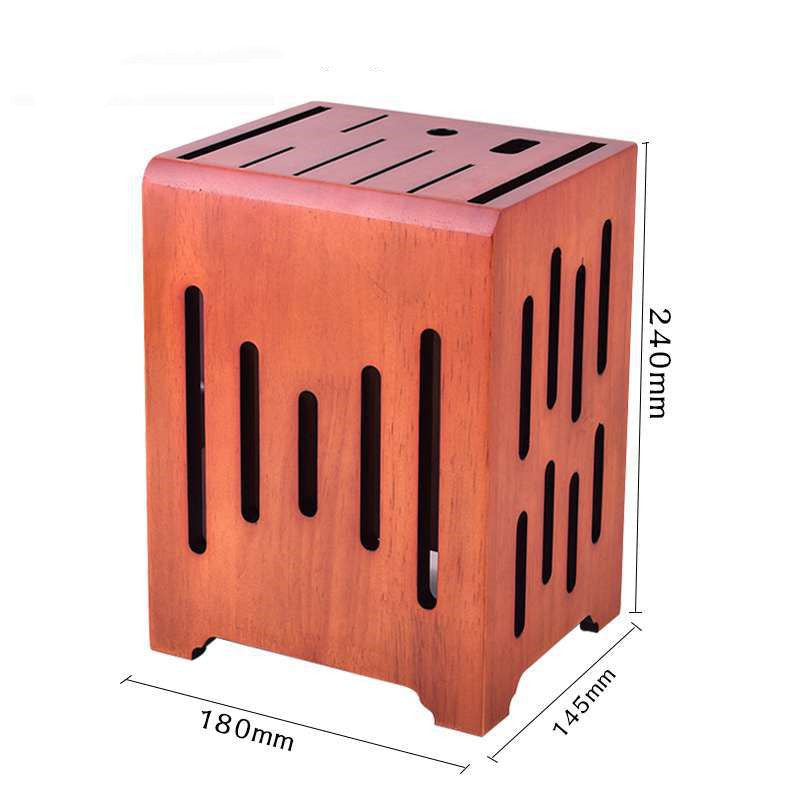 Ventilated Wood Knife Block