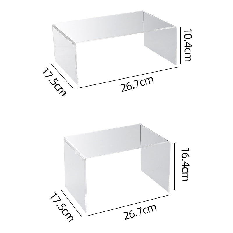 Acrylic Shelf Riser-Transparent