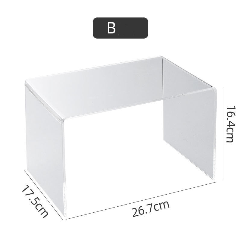 Acrylic Shelf Riser-Transparent