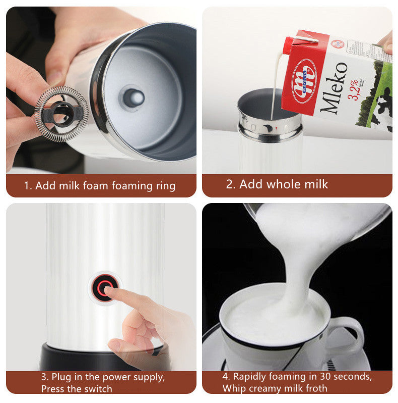 Electric Milk Frother Warmer