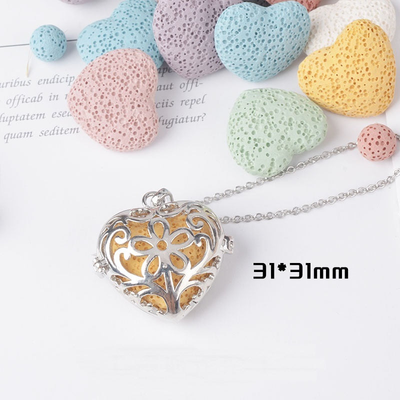 Aromatherapy Necklace Magic Box Pendant Diffuse Necklace Fragrance