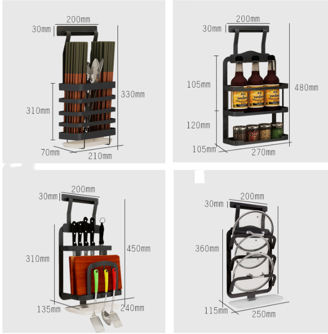 Kitchen Organizer Wall Racks