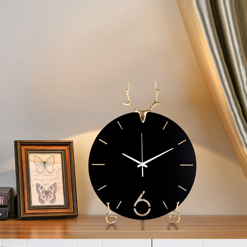 Minimalist Deer Antler Clock