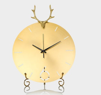 Minimalist Deer Antler Clock