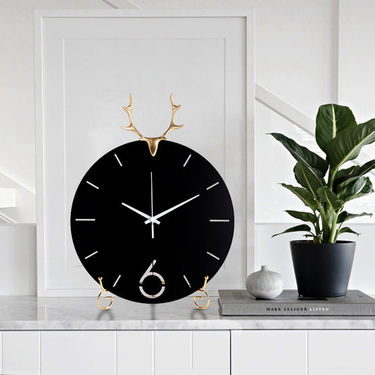 Minimalist Deer Antler Clock