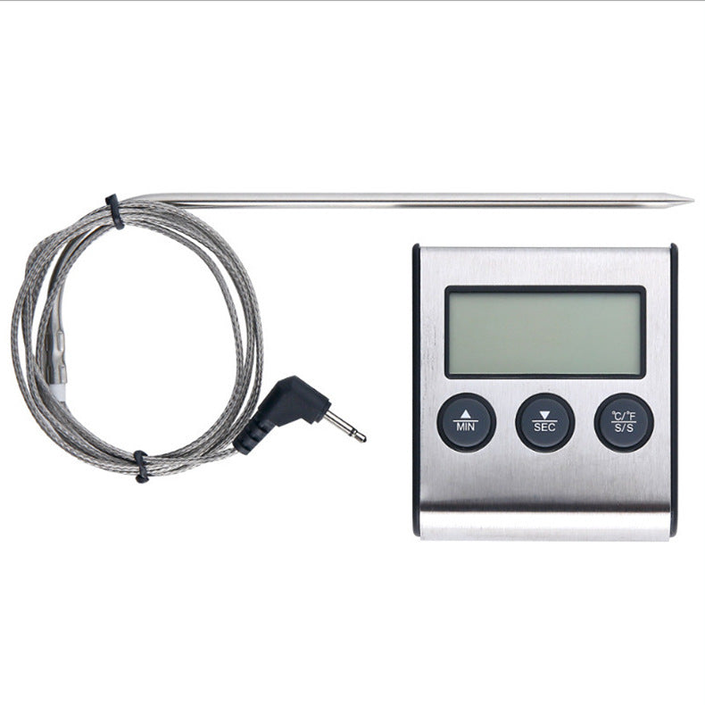 Kitchen Appliances: Digital Stainless Steel Probe Thermometer