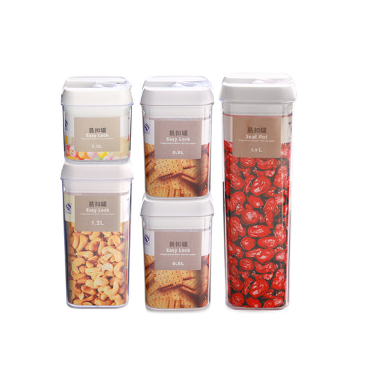 7PC Airtight Food Storage Pantry Containers