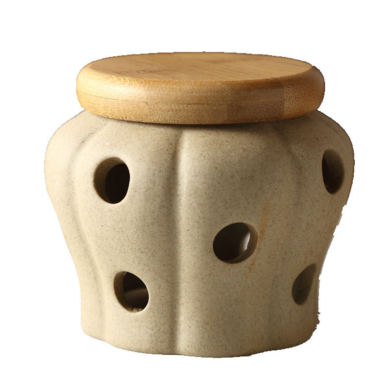 Garlic Keeper Ceramic Canister