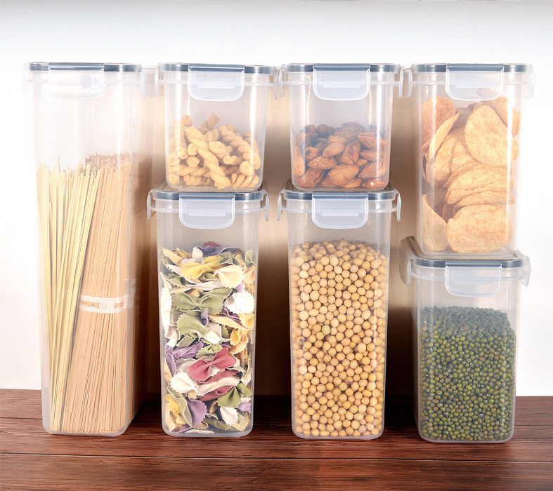 14PC Clear Airtight Pantry Containers