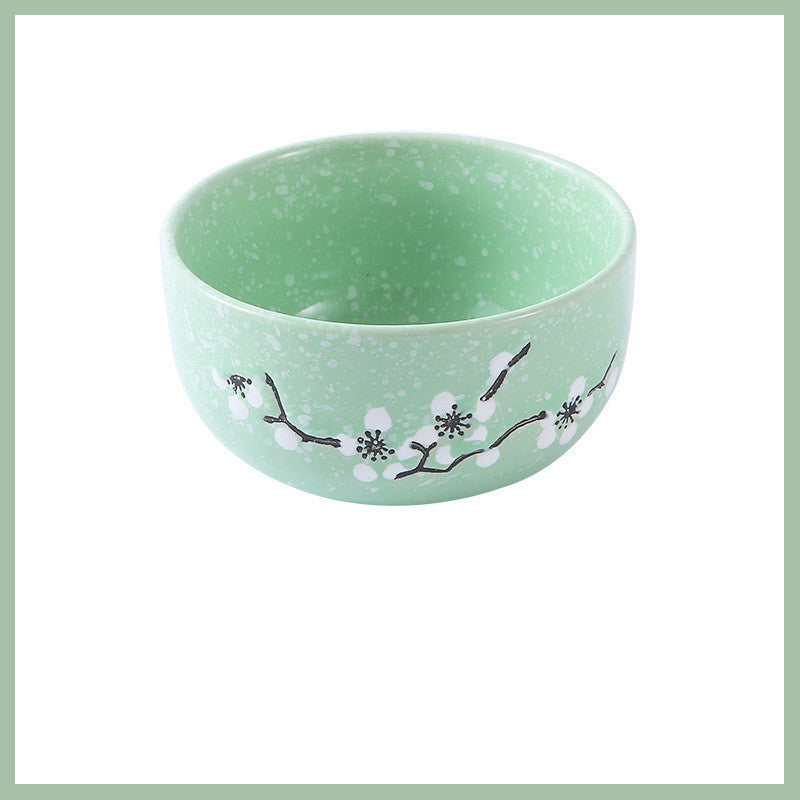 Tableware: Colorful Porcelain Plum Blossom Bowls