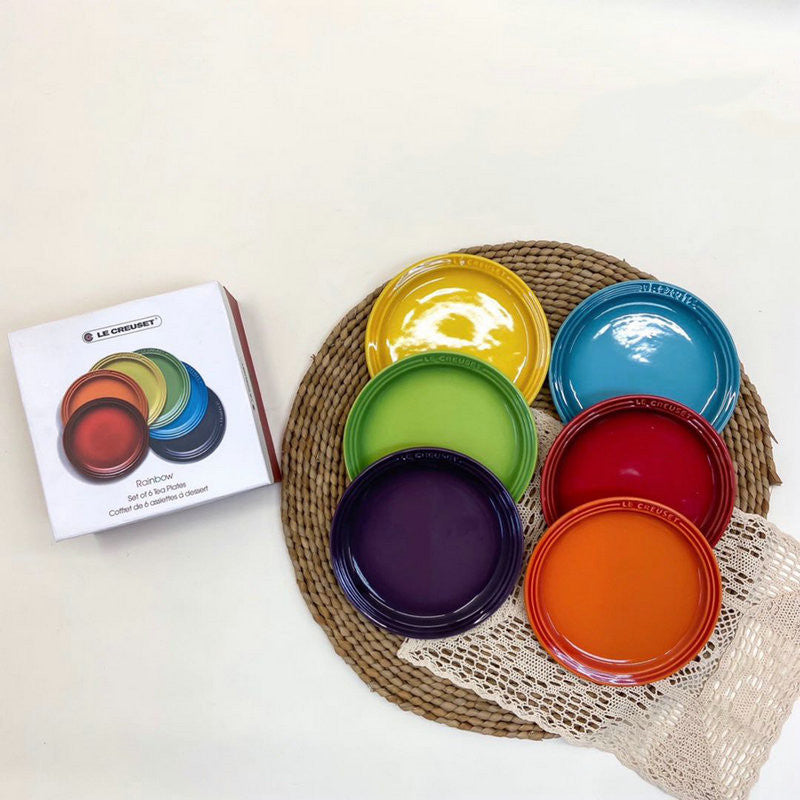 6PC Le Creuset Rainbow Stoneware Bowl Set