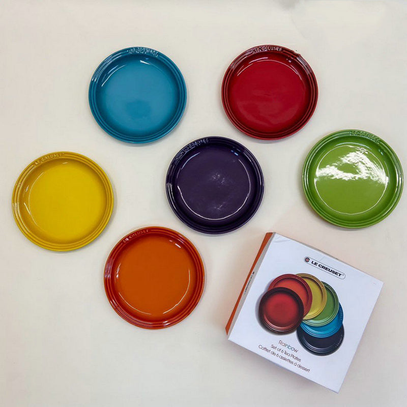 6PC Le Creuset Rainbow Stoneware Bowl Set